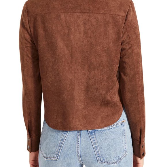NWT- BB Dakota Steve Madden Suede Brown Jacket - Picture 2 of 4
